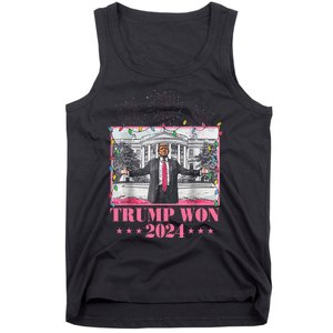 Trump Won Again 2024 Election President 47 Th Tank Top