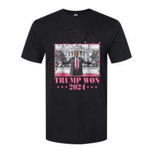 Trump Won Again 2024 Election President 47 Th Softstyle CVC T-Shirt