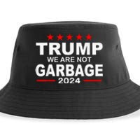 Trump We Are Not Garbage 2024 Sustainable Bucket Hat