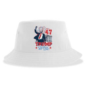 Trump Won Again 2024 Election President 47 Th Sustainable Bucket Hat