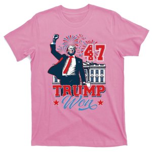 Trump Won Again 2024 Election President 47 Th T-Shirt