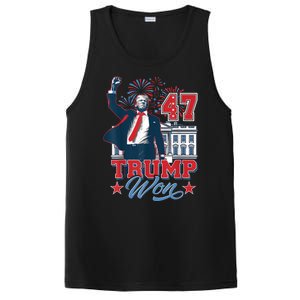 Trump Won Again 2024 Election President 47 White House PosiCharge Competitor Tank