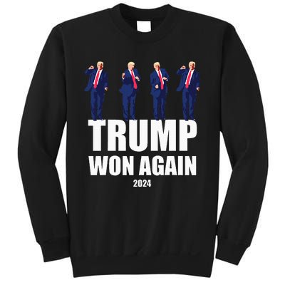 Trump Won Again 2024 Election Inauguration Day 47 President Sweatshirt