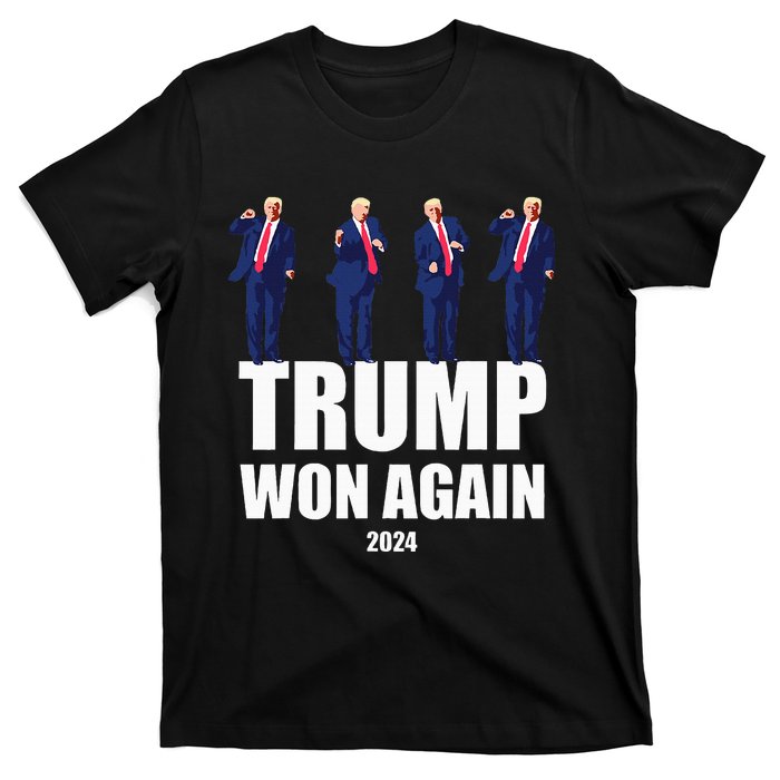 Trump Won Again 2024 Election Inauguration Day 47 President T-Shirt