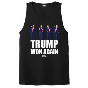 Trump Won Again 2024 Election Inauguration Day 47 President PosiCharge Competitor Tank