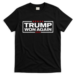 Trump Won Again 2024 Election T-Shirt