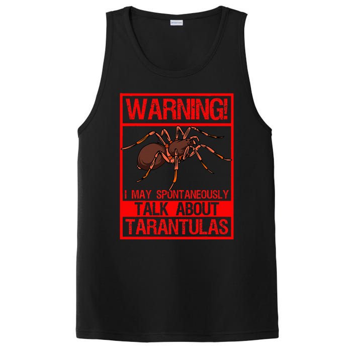 Tarantula Warning Arachnid Hairy Spiders Entomologist PosiCharge Competitor Tank