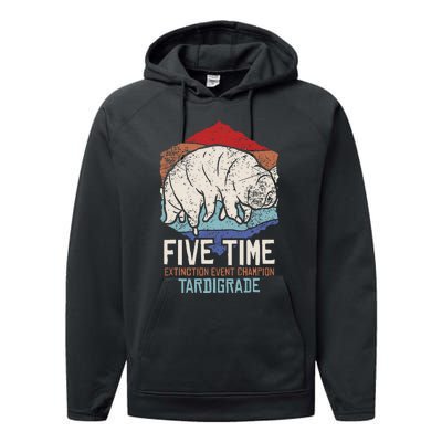 Tardigrade Water Bear Extinction Event Champion Performance Fleece Hoodie