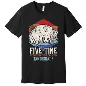 Tardigrade Water Bear Extinction Event Champion Premium T-Shirt