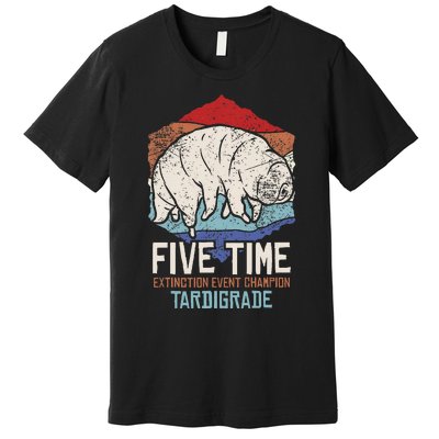 Tardigrade Water Bear Extinction Event Champion Premium T-Shirt