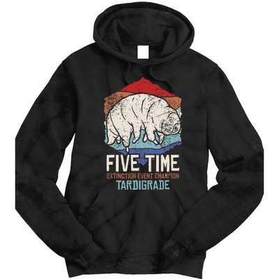 Tardigrade Water Bear Extinction Event Champion Tie Dye Hoodie