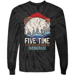 Tardigrade Water Bear Extinction Event Champion Tie-Dye Long Sleeve Shirt