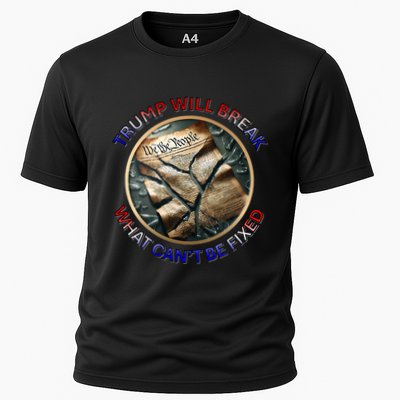Trump Will Break What CanT Be Fixed Shattered Constitution Performance Shirt