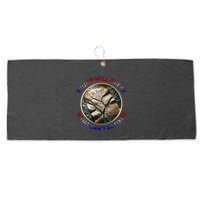 Trump Will Break What CanT Be Fixed Shattered Constitution Large Microfiber Waffle Golf Towel
