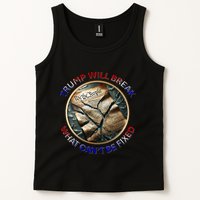 Trump Will Break What CanT Be Fixed Shattered Constitution Tank Top