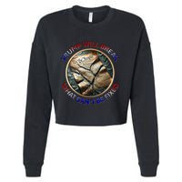Trump Will Break What CanT Be Fixed Shattered Constitution Cropped Pullover Crew