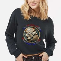Trump Will Break What CanT Be Fixed Shattered Constitution Cropped Pullover Crew