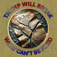 Trump Will Break What CanT Be Fixed Shattered Constitution Garment-Dyed Women's Muscle Tee