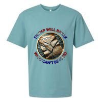 Trump Will Break What CanT Be Fixed Shattered Constitution Sueded Cloud Jersey T-Shirt