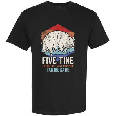 Tardigrade Water Bear Extinction Event Champion Print Garment-Dyed Heavyweight T-Shirt