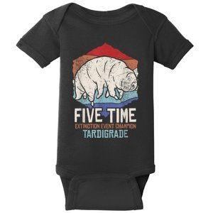 Tardigrade Water Bear Extinction Event Champion Print Baby Bodysuit