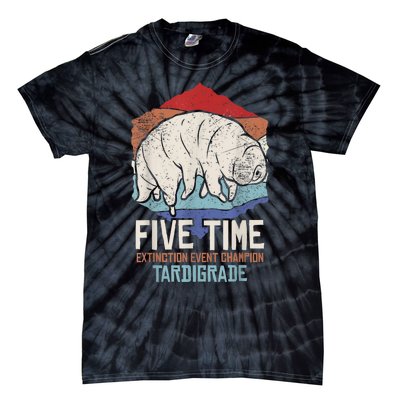 Tardigrade Water Bear Extinction Event Champion Print Tie-Dye T-Shirt