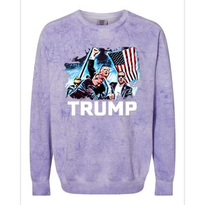 Trump Will Be Legend Colorblast Crewneck Sweatshirt