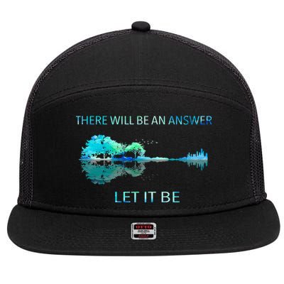There Will Be An Answer Let It Be 7 Panel Mesh Trucker Snapback Hat