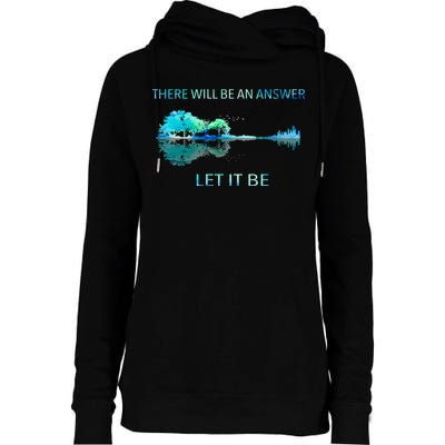 There Will Be An Answer Let It Be Womens Funnel Neck Pullover Hood