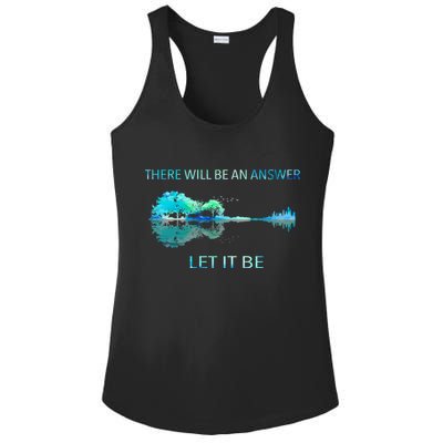 There Will Be An Answer Let It Be Ladies PosiCharge Competitor Racerback Tank