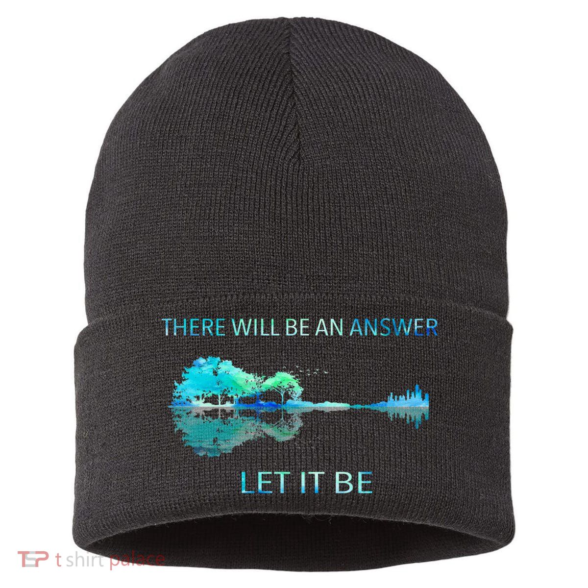 There Will Be An Answer Let It Be Sustainable Knit Beanie