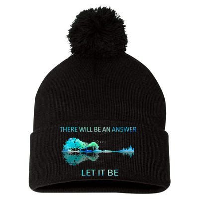 There Will Be An Answer Let It Be Pom Pom 12in Knit Beanie