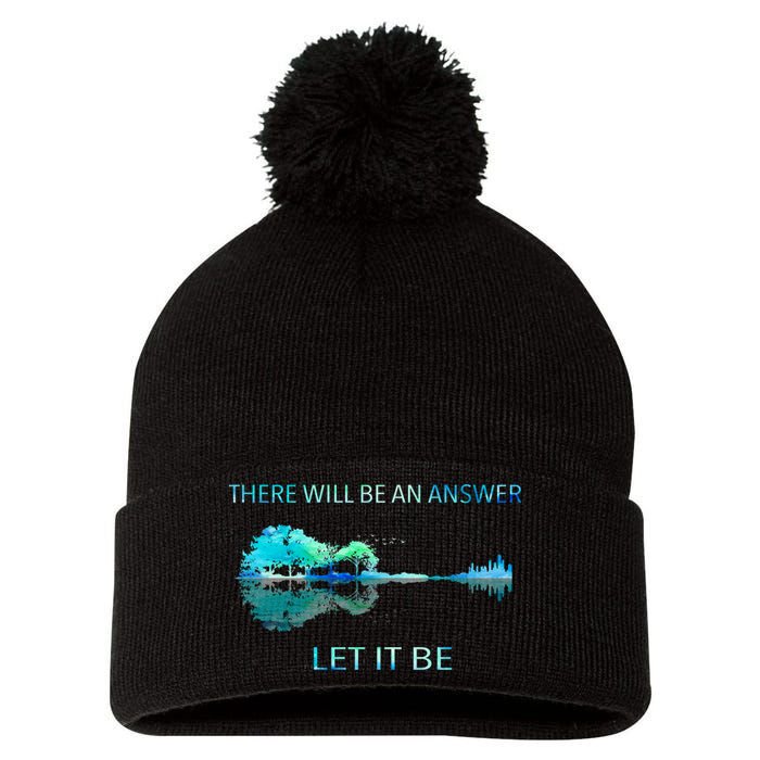 There Will Be An Answer Let It Be Pom Pom 12in Knit Beanie