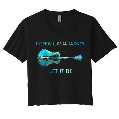 There Will Be An Answer Let It Be Crop Top