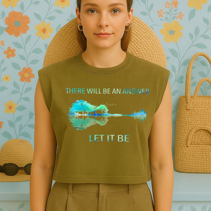 There Will Be An Answer Let It Be Garment-Dyed Women's Muscle Tee