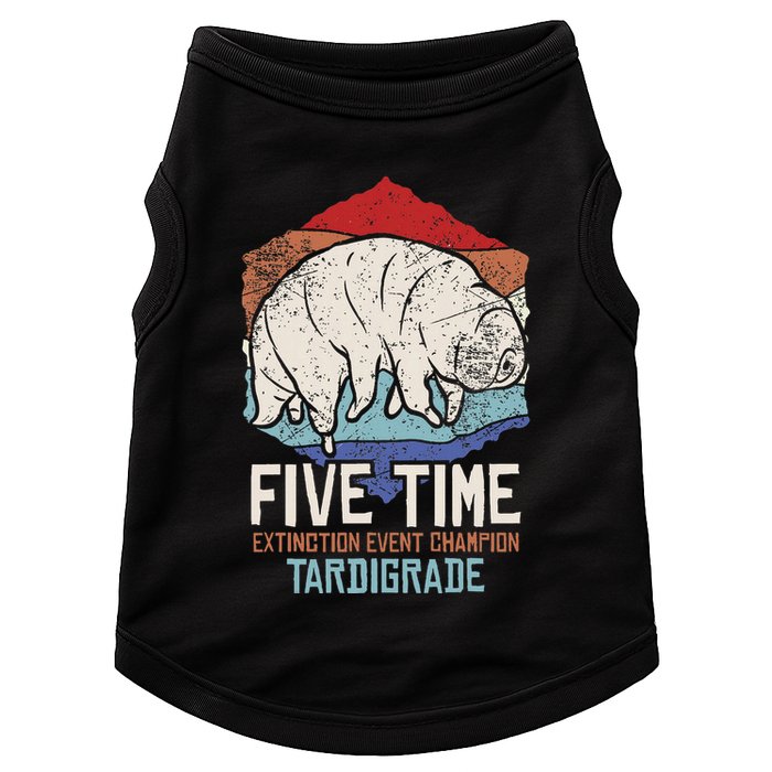 Tardigrade Water Bear Extinction Event Champion Print Doggie Tank