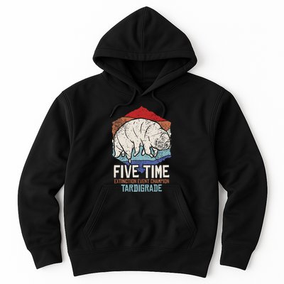 Tardigrade Water Bear Extinction Event Champion Print Hoodie