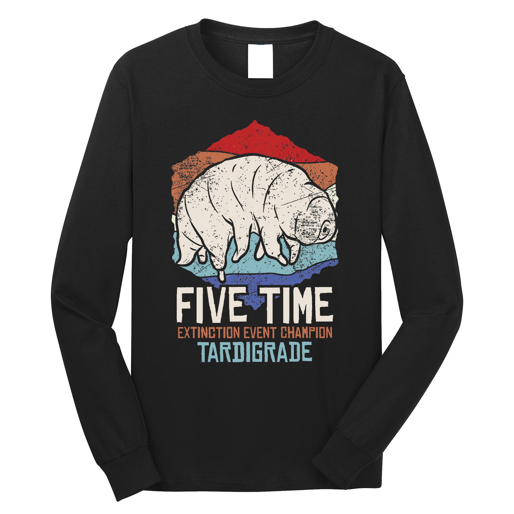 Tardigrade Water Bear Extinction Event Champion Print Long Sleeve Shirt