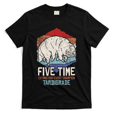 Tardigrade Water Bear Extinction Event Champion Print T-Shirt