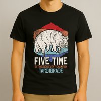 Tardigrade Water Bear Extinction Event Champion Print T-Shirt