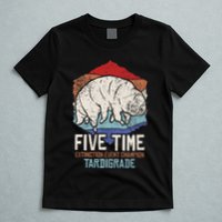 Tardigrade Water Bear Extinction Event Champion Print T-Shirt