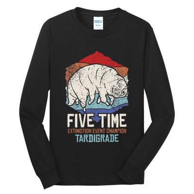Tardigrade Water Bear Extinction Event Champion Print Tall Long Sleeve T-Shirt