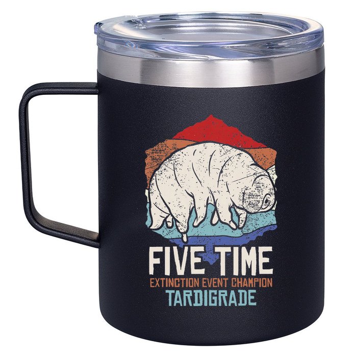 Tardigrade Water Bear Extinction Event Champion Print 12oz Stainless Steel Coffee Mug