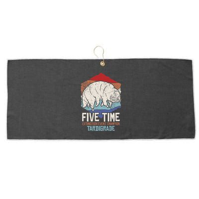 Tardigrade Water Bear Extinction Event Champion Print Large Microfiber Waffle Golf Towel