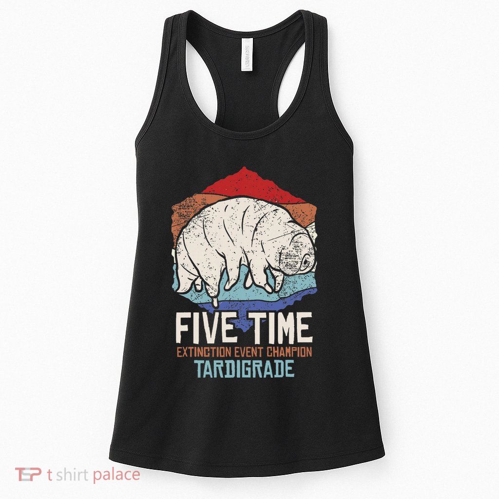 Tardigrade Water Bear Extinction Event Champion Print Womens Tank Top