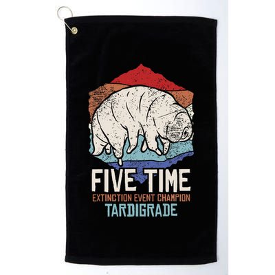 Tardigrade Water Bear Extinction Event Champion Print Golf Towel