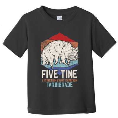 Tardigrade Water Bear Extinction Event Champion Print Toddler T-Shirt