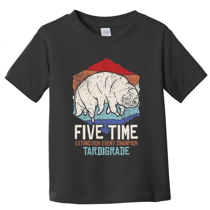 Tardigrade Water Bear Extinction Event Champion Print Toddler T-Shirt