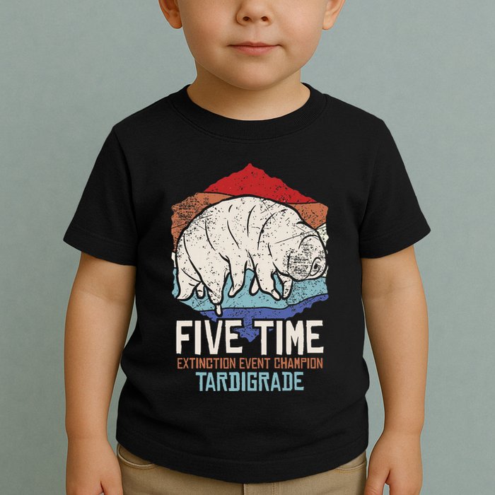 Tardigrade Water Bear Extinction Event Champion Print Toddler T-Shirt