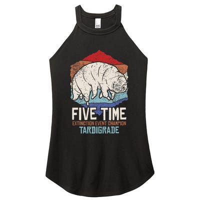 Tardigrade Water Bear Extinction Event Champion Print Women's Perfect Tri Rocker Tank